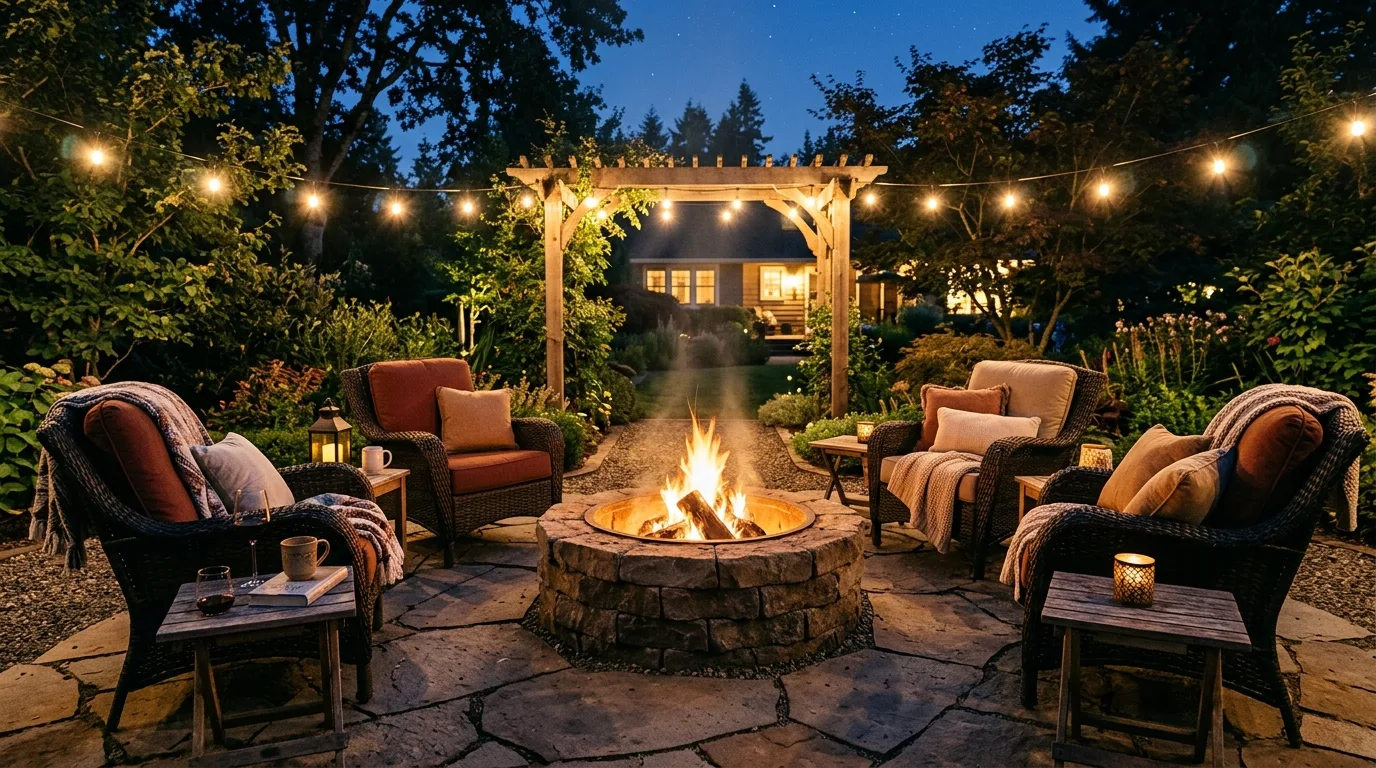 Pergola Area as a Main Anchor